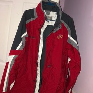 Columbia jacket with Budweiser logo
